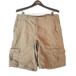The North Face Mens Shorts Size 36 Cargo Active‎ Climbing Hiking Casual Khaki